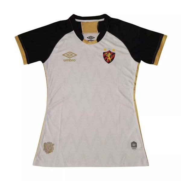 Camiseta Recife Segunda Equipo Mujer 2020-21 Blanco